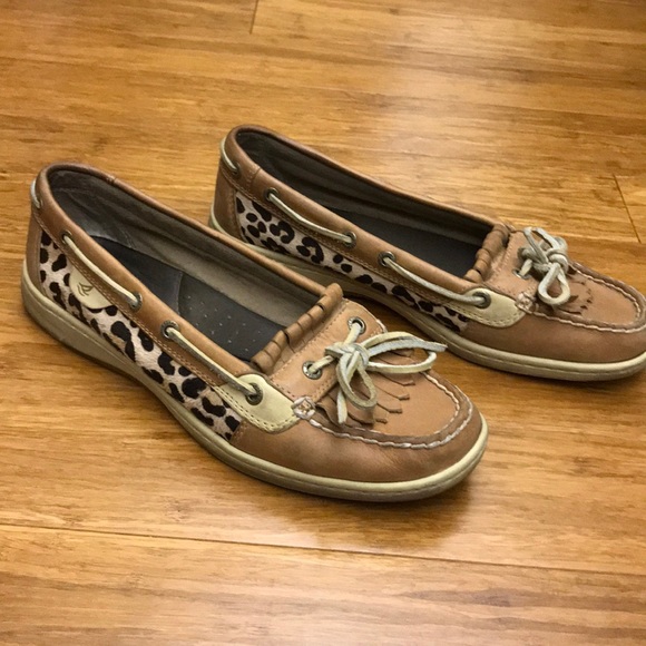 Sperry Shoes - Sperry Angelfish Leopard Pony Hair Boat Shoe